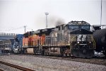 Eastbound ballast train